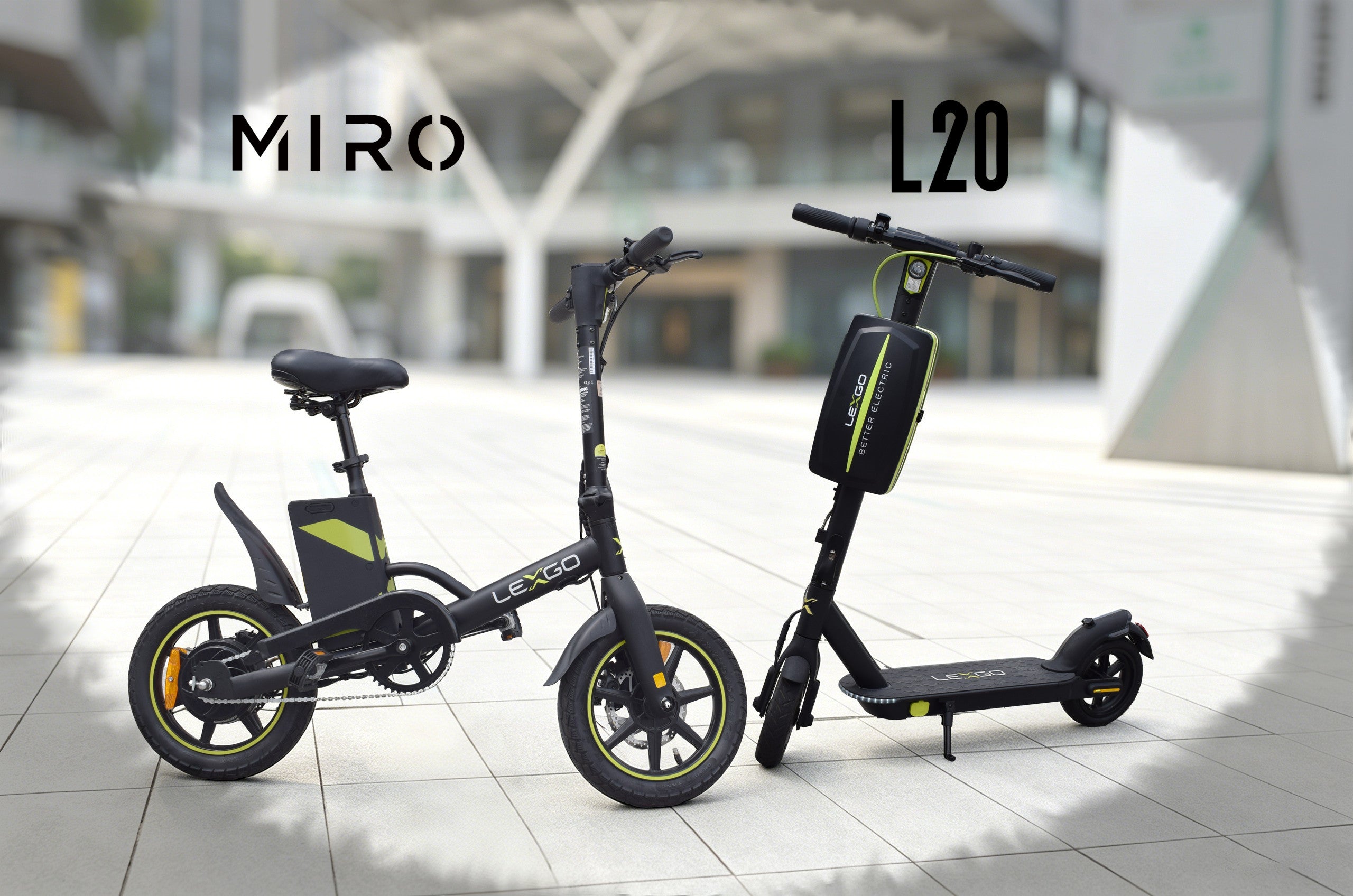MIRO e-bike & L20 e-scooter